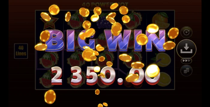 40 Power Hot Coin Boost बड़ी जीत